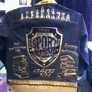 Custom jeans jacket